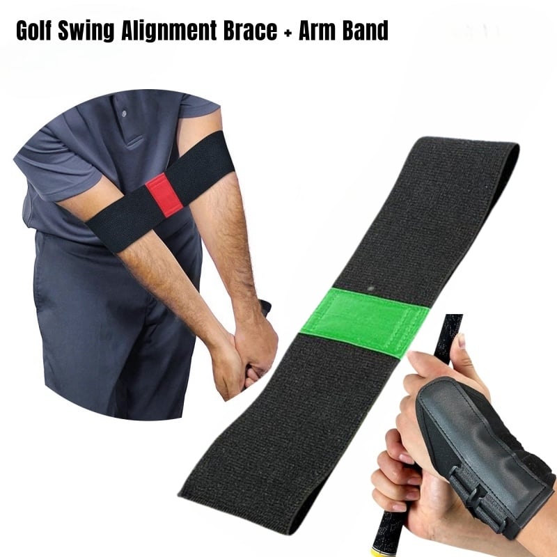 🏌️ Ensemble Correcteur de Poignet & Bandeau de Bras pour Entraînement au Golf – À Moitié Prix ! ⛳️✨ 💪 Améliorez Votre Swing & Précision Facilement !