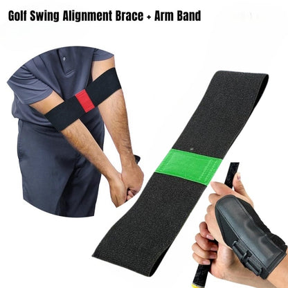 🏌️ Ensemble Correcteur de Poignet & Bandeau de Bras pour Entraînement au Golf – À Moitié Prix ! ⛳️✨ 💪 Améliorez Votre Swing & Précision Facilement !