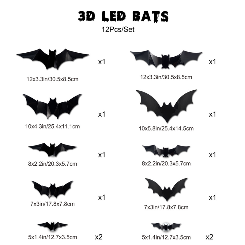 🦇✨ Applique murale LED 3D chauve-souris — Déco unique & lumière stylée ! 💡 Achetez-en plus, économisez davantage !