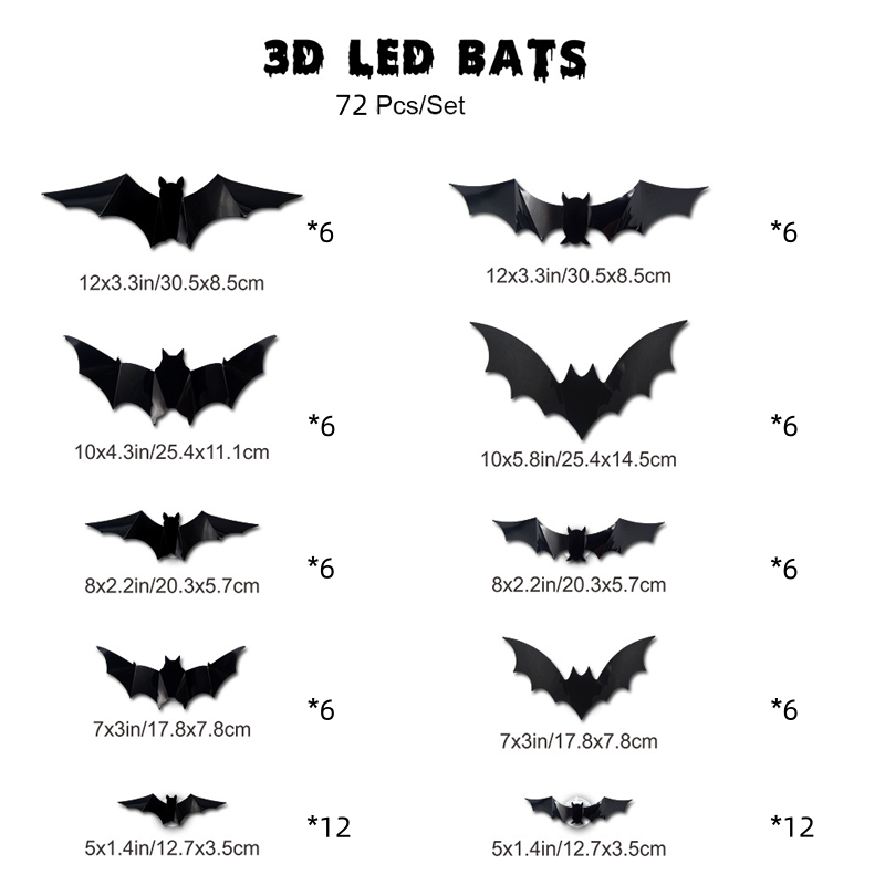 🦇✨ Applique murale LED 3D chauve-souris — Déco unique & lumière stylée ! 💡 Achetez-en plus, économisez davantage !