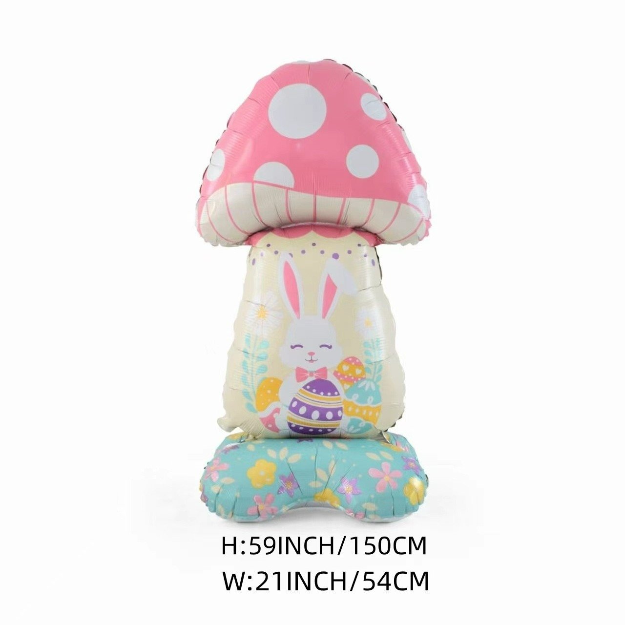 🐰 50% DE RÉDUCTION ! 🎉 Ballons 3D sur Pied pour Pâques – Géants Lapin/Carotte/Poussin/Œuf – Décoration Festive, Gonflage à l'Air & Parfait pour Enfants/Jardin 🌷