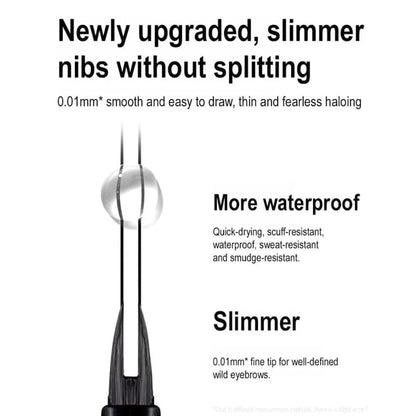 🎀Matita per sopracciglia con punta a microforcella