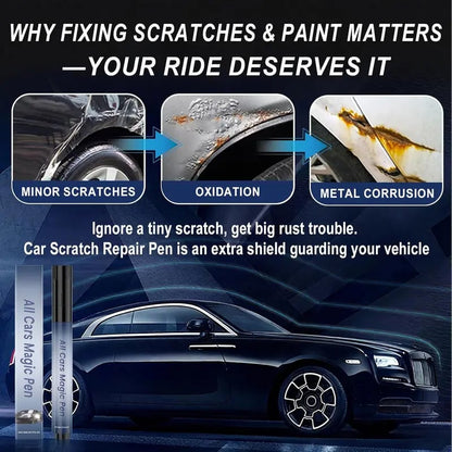 Stylo magique anti-rayures pour voiture – Retouche peinture DIY, réparation rapide & brillance restaurée | Essentiel portable pour tous véhicules | Éclat en quelques minutes | Incontournable 2026