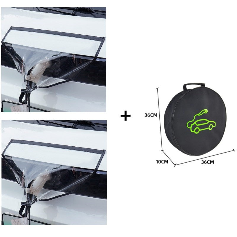 🚗⚡🔥-50% ! Cache de port de charge magnétique étanche pour véhicule électrique, protection efficace💧