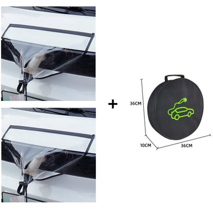 🚗⚡🔥-50% ! Cache de port de charge magnétique étanche pour véhicule électrique, protection efficace💧