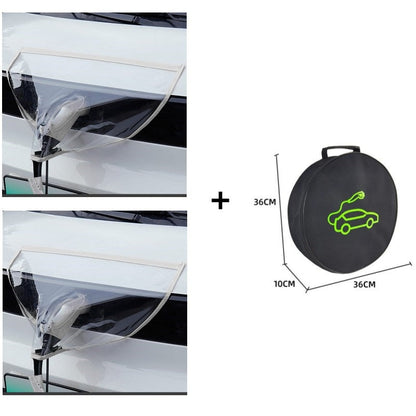 🚗⚡🔥-50% ! Cache de port de charge magnétique étanche pour véhicule électrique, protection efficace💧