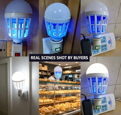 LED Mosquito Killer Bulb – E27 Screw Base, Indoor/Outdoor Use