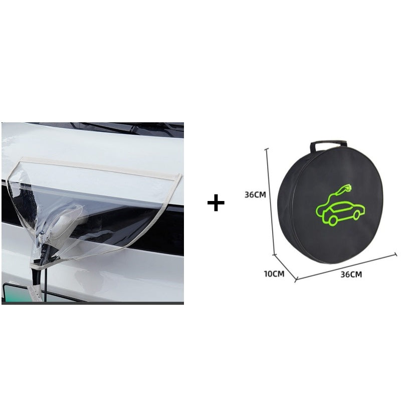 🚗⚡🔥-50% ! Cache de port de charge magnétique étanche pour véhicule électrique, protection efficace💧
