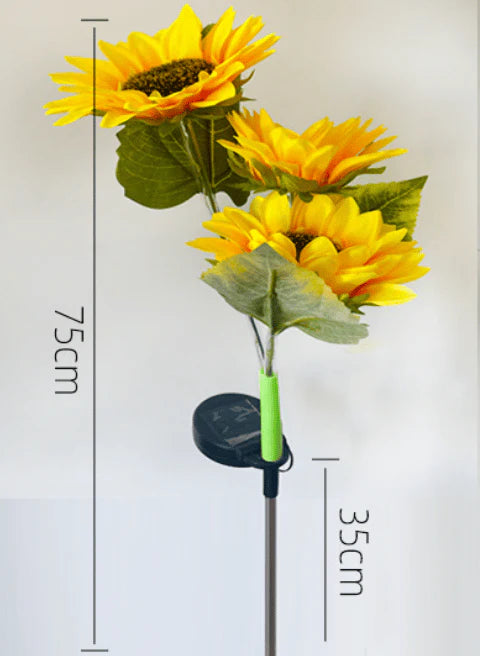 💐50% DE RÉDUCTION ! Lampes Solaires Tournesol – Étanches & Décoration Jardin 🌻💛【Offre Limitée】