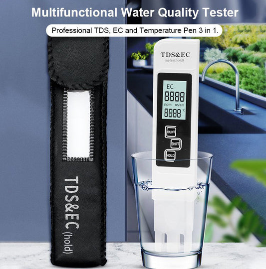 ❄️ Offre Hiver：ACHETEZ 2 OFFERT 1 🌊Testeur Numérique TDS – Écran LCD, Rapide & Prêt à l‘Emploi💧📦