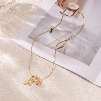 💖 DERNIER JOUR – 57 % DE RÉDUCTION ✨ Colliers à pendentifs 3 rangs avec initiales A-Z 🎀 | Personnalisés et élégants
