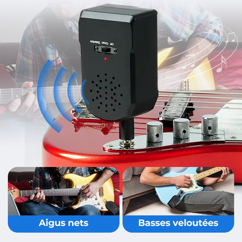 🔥 Mini Guitar Amp Pro 🎸 30W Son HD 🔊 20H d'Autonomie 🔋 Prêt pour le Busking 🌆 ACHETEZ PLUS, ÉCONOMISEZ PLUS ! 🎁