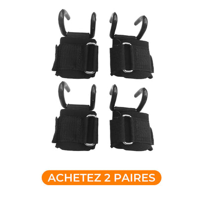 🔥Réduction limitée à 49%🔥Sangles de Poignet Robustes à Crochets pour Haltérophilie
