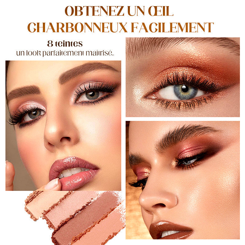 📢📢50 % de réduction !! ⏰8 couleurs de fards à paupières pailletés en stick, waterproof, longue tenue et multi-usage