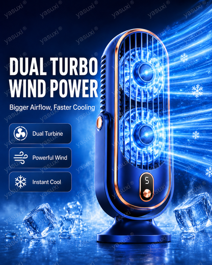Ventilateur de bureau portable avec 5 vitesses