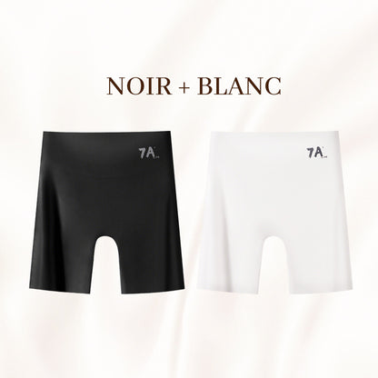 Sous-vêtements féminins taille haute en soie glacée avec contrôle de l'abdomen Hip-lifting