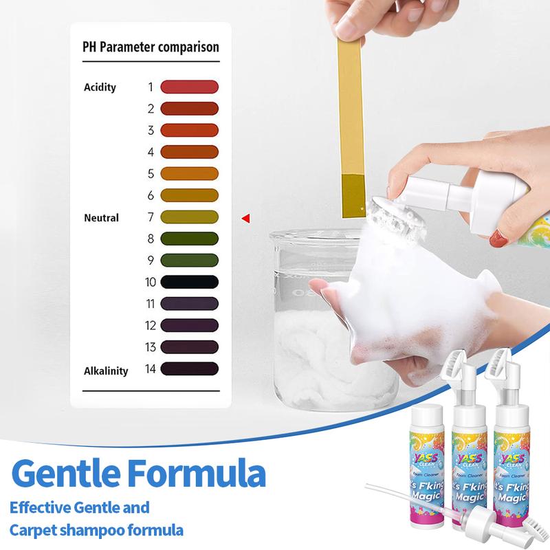 ⏳ DERNIER JOUR – ACHETEZ 2, OBTENEZ 1 GRATUIT !! 💖 Nettoyant mousse magique pour tapis et tissus – Éliminateur de taches et odeurs d'animaux avec brosse de nettoyage 🧼🪄