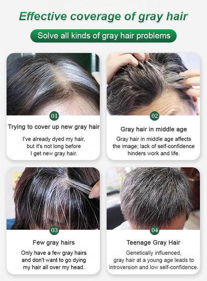 📢🌸👧Acheter 3  Obtenez  2 Gratuit🌸 Essence de fruits Peignon de teinture de cheveux