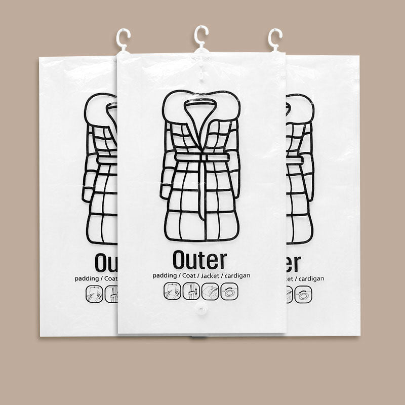 🔥Sac de rangement sous vide saisonnier pour doudoune suspendue