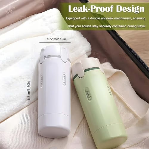 📢📢50 % de réduction ! 🧳Flacons distributeurs rechargeables 4 en 1 pour le voyage – Compact, étanche & ultra-pratique ✈️🧴