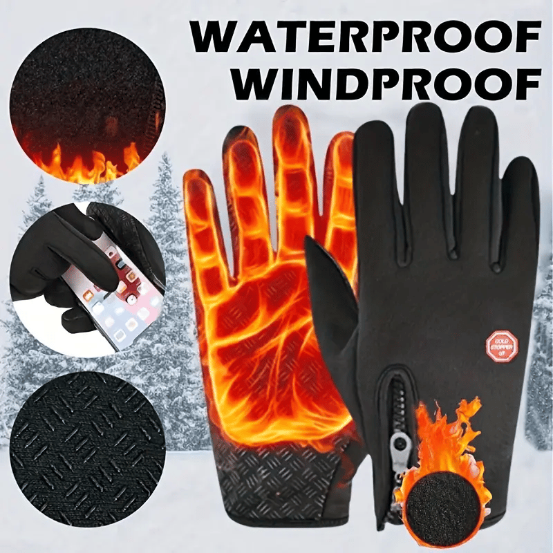 ❄️SOLDES DU JOUR DU LSAT 50 % DE RÉDUCTION !!🔥Gants thermiques imperméables à écran tactile🧤