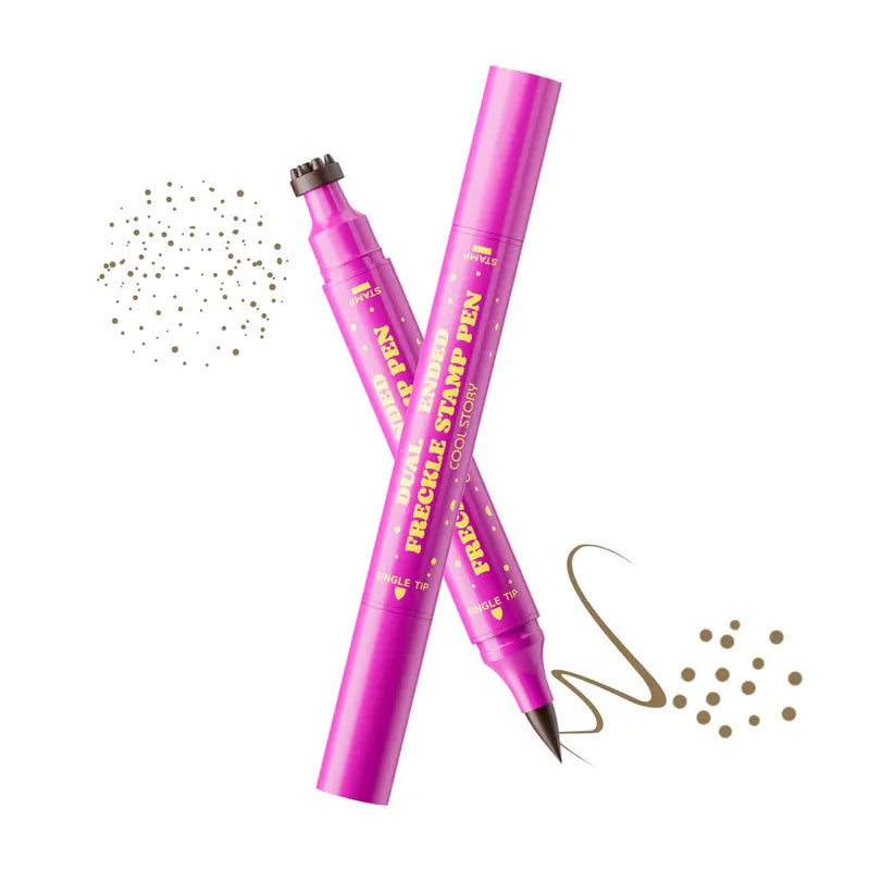 🌟✨ PROMO FLASH 50% ! Stylo Tampon à Taches de Rousseur & Eyeliner – Résistant à l'Eau, Résultat Réaliste, Parfait pour Quotidien & Cosplay 🎭