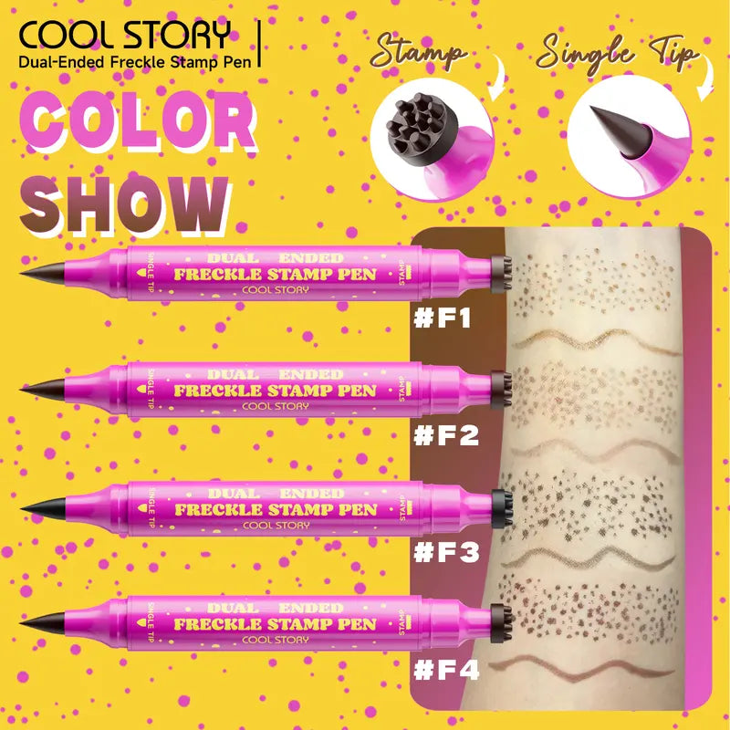🌟✨ PROMO FLASH 50% ! Stylo Tampon à Taches de Rousseur & Eyeliner – Résistant à l'Eau, Résultat Réaliste, Parfait pour Quotidien & Cosplay 🎭