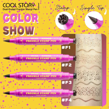 🌟✨ PROMO FLASH 50% ! Stylo Tampon à Taches de Rousseur & Eyeliner – Résistant à l'Eau, Résultat Réaliste, Parfait pour Quotidien & Cosplay 🎭