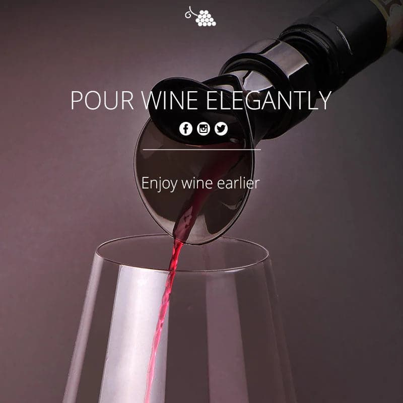 Bouchon de vin rouge 2 en 1 (2 achet¨¦s, 1 gratuit)