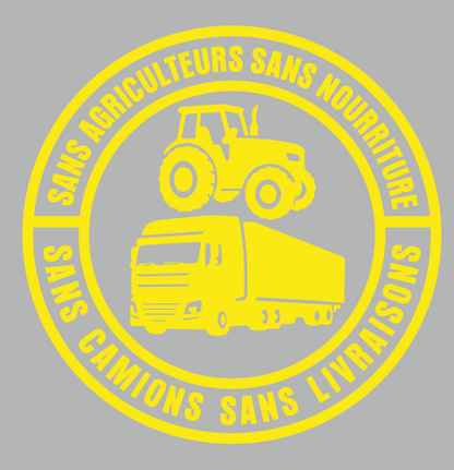 🎅Soldes de Noël 50 % de réduction💕🔥Sans agriculteurs, pas de nourriture, sans camions, pas de livraisons Autocollant en vinyle – Décalcomanie de 140 mm