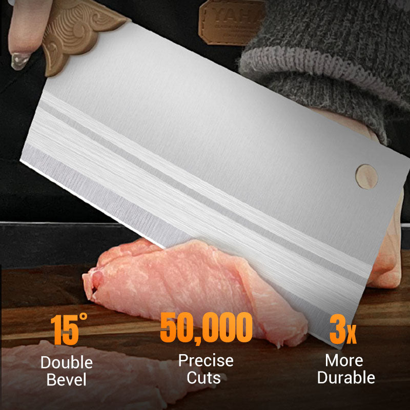 ⚔️Couteau de Cuisine Forgé🔪Tranchant comme un rasoir, durable à vie, conçu pour les passionnés de cuisine⚡