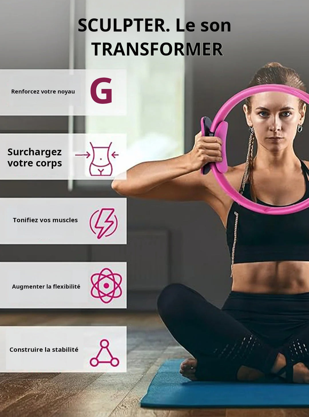 🔥Offres spéciales-Préparateur physique Pilates Ring🔥