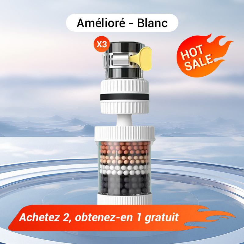 📢💧Filtre de Robinet Amélioré et en Coton PP – Améliorez la Qualité de Votre Eau du Robinet