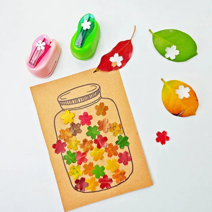 🎨 50% DE RÉDUCTION ! ✨ Kit Créatif de Perforatrices DIY pour Enfants - Crée des Formes Mignonnes🎁📏
