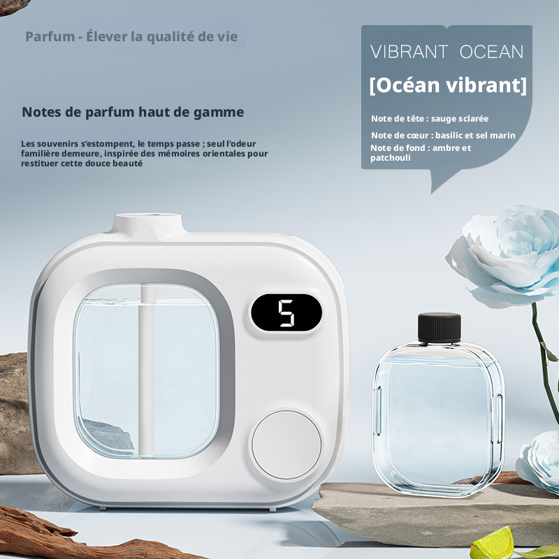 🌫️💡 Diffuseur d’arômes LED intelligent, réglage de brume, lumière d’ambiance pour la maison