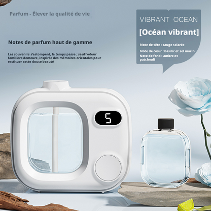 🌫️💡 Diffuseur d’arômes LED intelligent, réglage de brume, lumière d’ambiance pour la maison