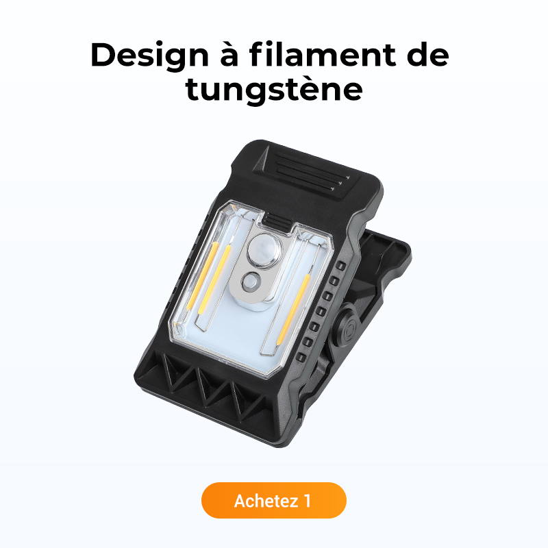 Lampe Solaire à Clip Extérieur avec Détecteur de Mouvement