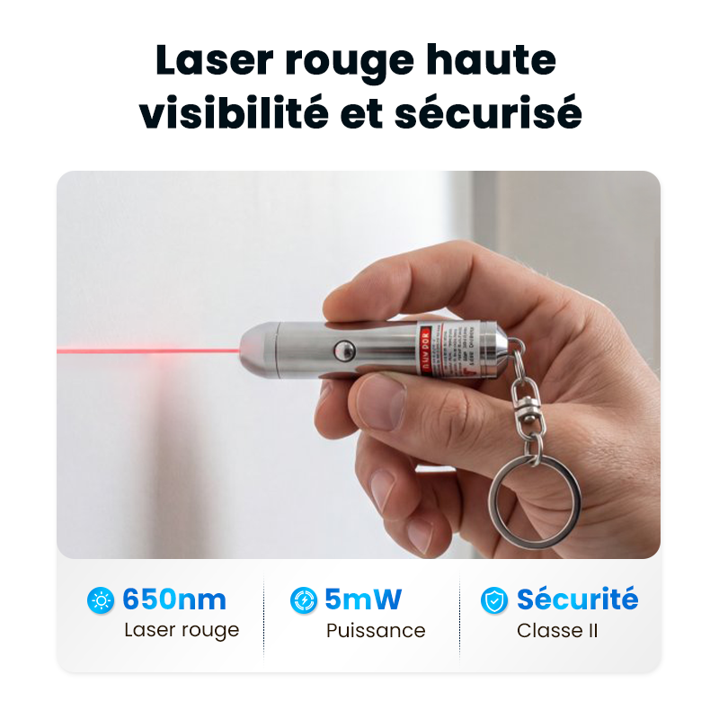 Stylo laser portable à positionnement multi-modes