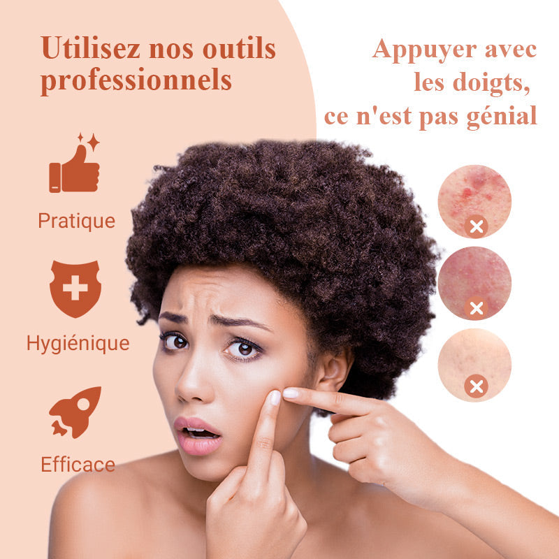 💓50% DE RÉDUCTION💥Kit d'Outils pour l'Extraction de Points Noirs et Boutons📢📢3 dernières heures : Grande vente⏰⏰