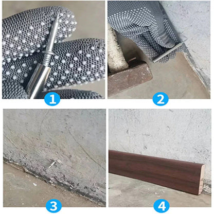 🔥1 set/100 pièces🔥Clou sans couture avec fil de base à deux têtes