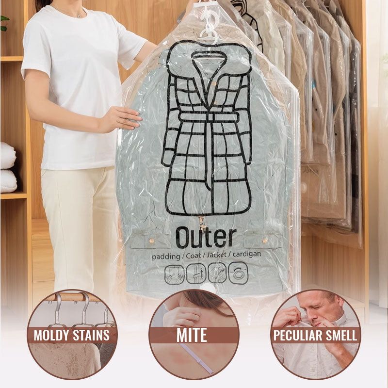 🔥Sac de rangement sous vide saisonnier pour doudoune suspendue