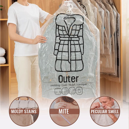 🔥Sac de rangement sous vide saisonnier pour doudoune suspendue