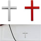 💥 ACHETEZ 1 OBJET, OBTENEZ-EN 1 GRATUIT ! 🚗✝️ Autocollants Badge Croix Métal Jésus Christ – Couvre-rayures Auto Adhésif 3D 🌟 📢📢 Vente Flash ⚡ : Se termine dans 3 heures ! ⏰⏰