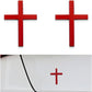 💥 ACHETEZ 1 OBJET, OBTENEZ-EN 1 GRATUIT ! 🚗✝️ Autocollants Badge Croix Métal Jésus Christ – Couvre-rayures Auto Adhésif 3D 🌟 📢📢 Vente Flash ⚡ : Se termine dans 3 heures ! ⏰⏰