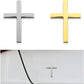 💥 ACHETEZ 1 OBJET, OBTENEZ-EN 1 GRATUIT ! 🚗✝️ Autocollants Badge Croix Métal Jésus Christ – Couvre-rayures Auto Adhésif 3D 🌟 📢📢 Vente Flash ⚡ : Se termine dans 3 heures ! ⏰⏰
