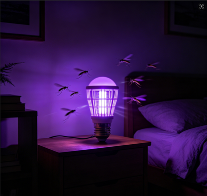 LED Mosquito Killer Bulb – E27 Screw Base, Indoor/Outdoor Use