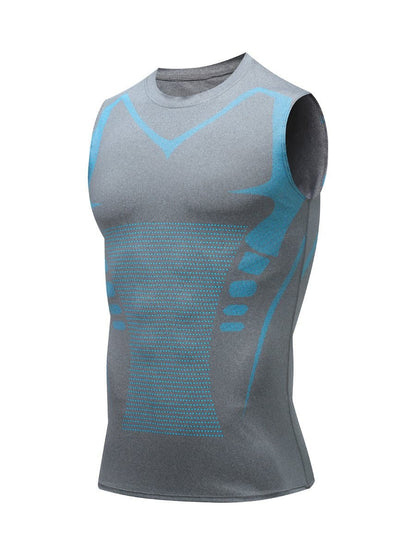 🎉 Gilet de maintien ionique – Compression et rafraîchissement – Gainage corporel et sans manches – Invisible sous les vêtements 🕶️