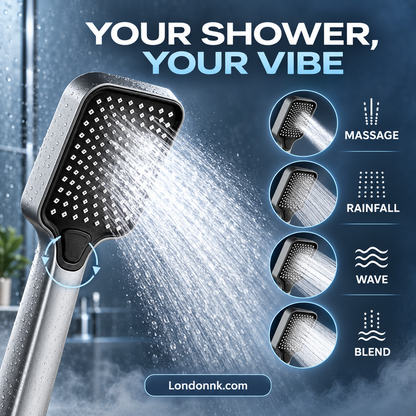 🚿 Pommeau de douche haute pression – Puissance d'eau et confort spa ✨