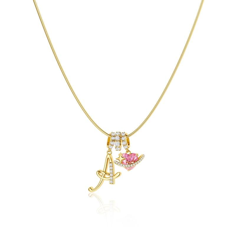 💖 DERNIER JOUR – 57 % DE RÉDUCTION ✨ Colliers à pendentifs 3 rangs avec initiales A-Z 🎀 | Personnalisés et élégants