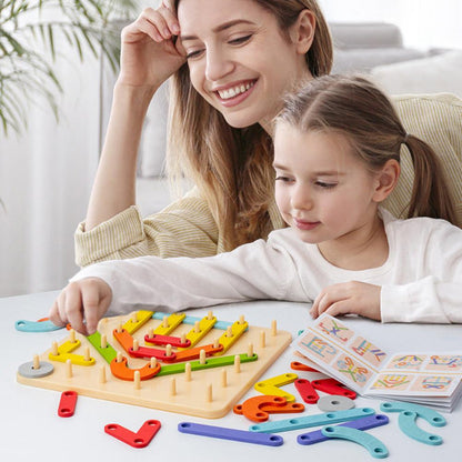 Puzzle à Encastrement Montessori 🎅 Idée Cadeau de Noël ! 🎁 Livraison Gratuite